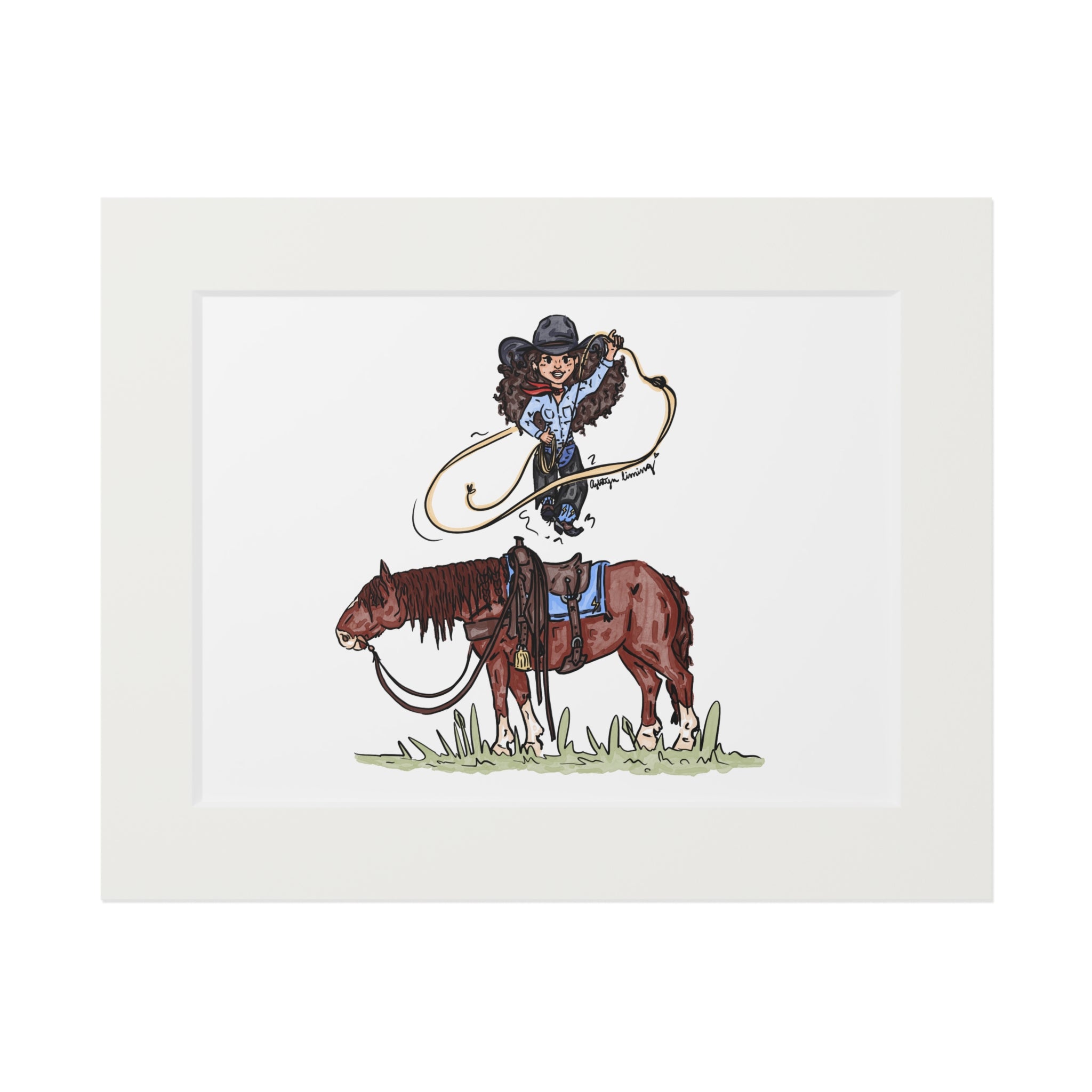 Trick Ropin Print