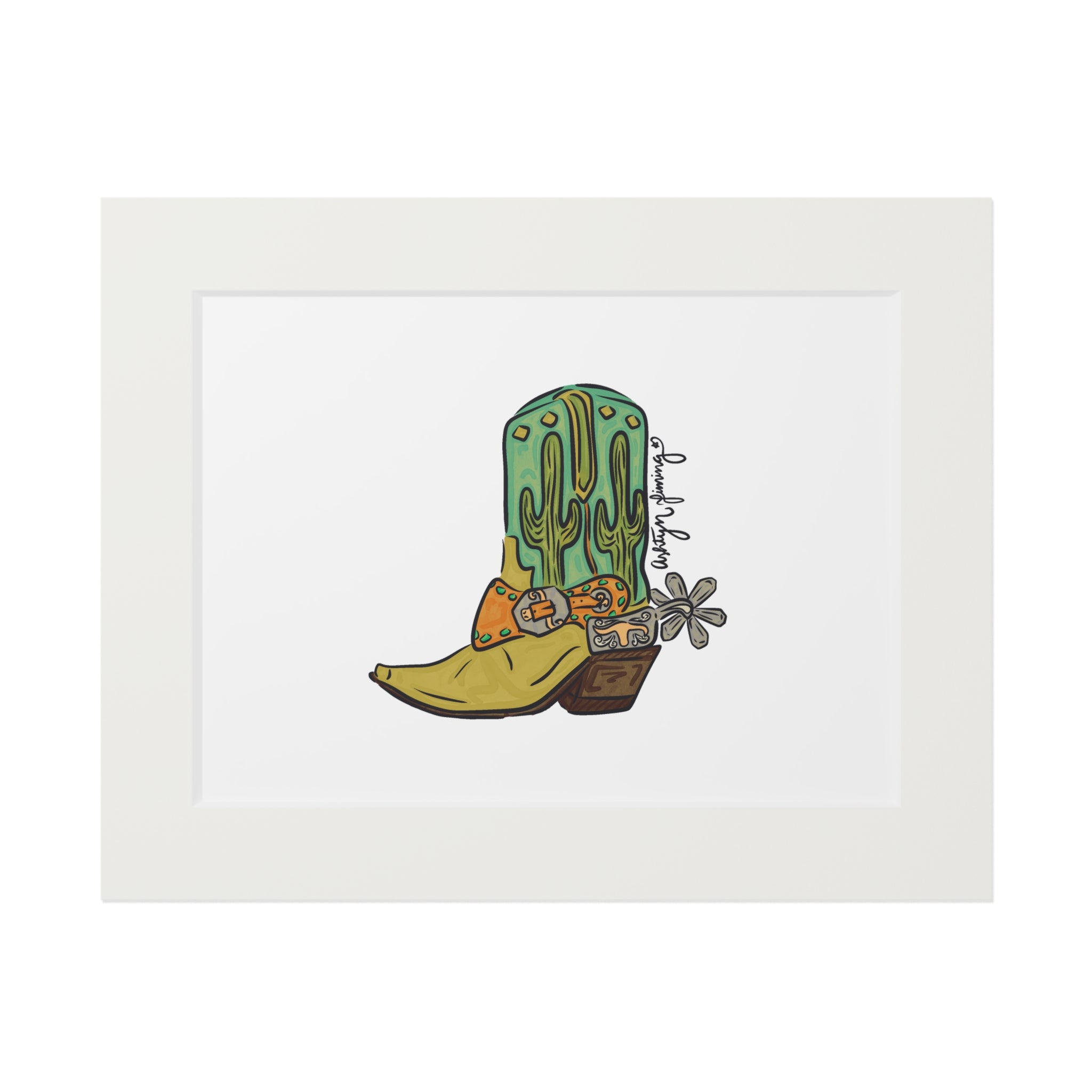 Saguaro Cactus Boot Print