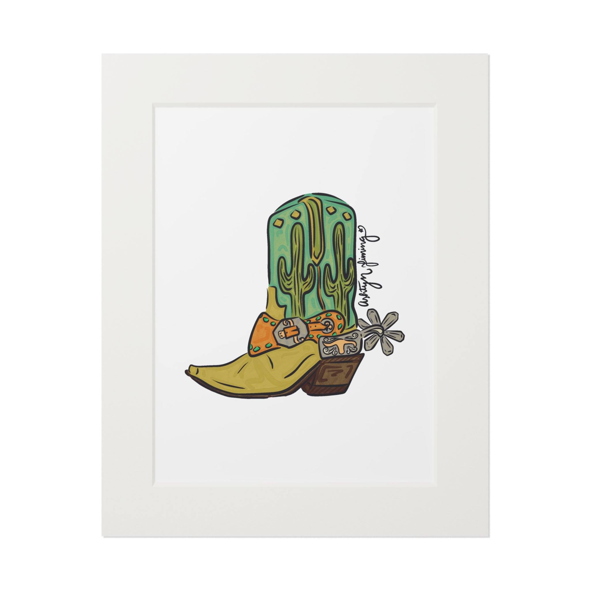 Saguaro Cactus Boot Print
