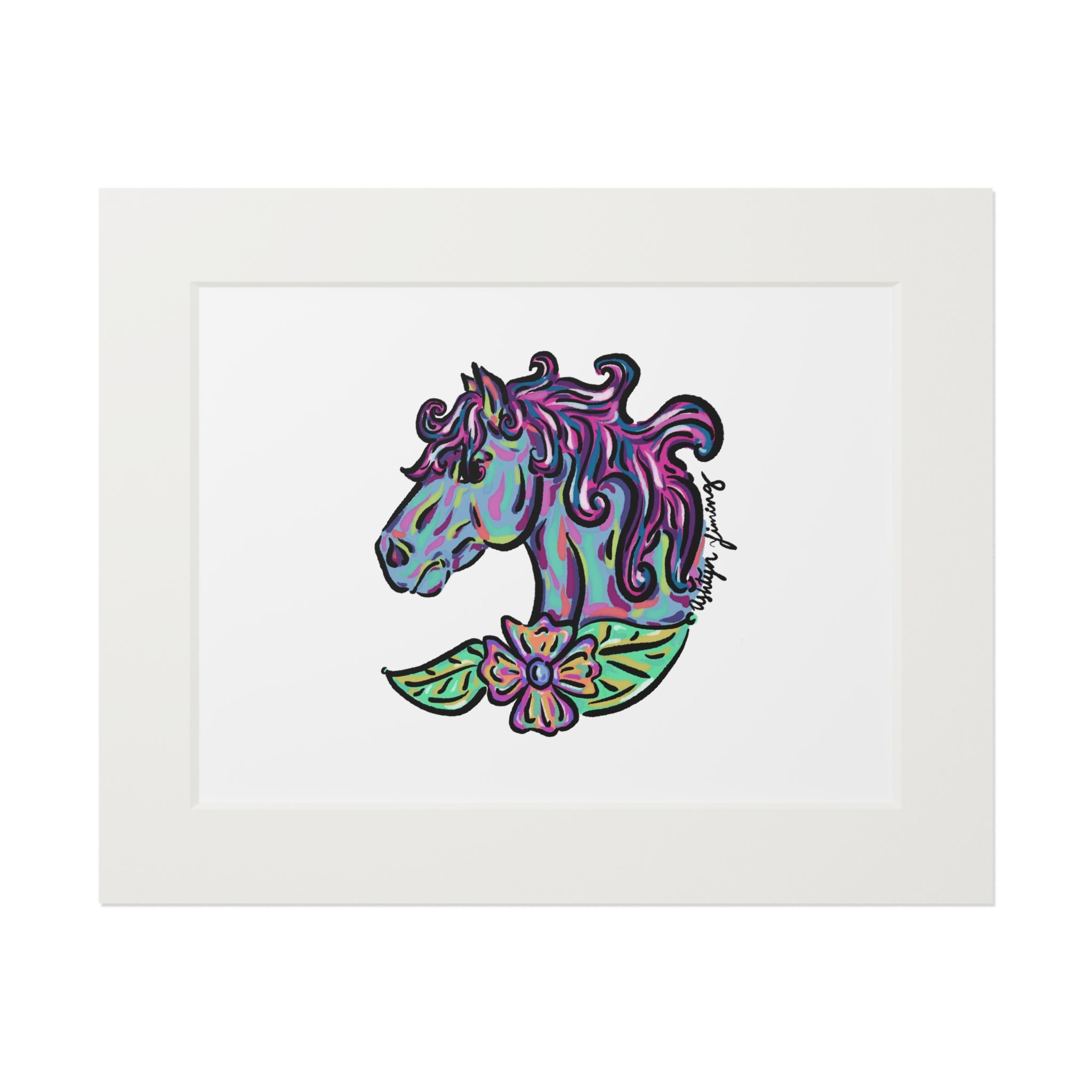 Unruly Mane Print