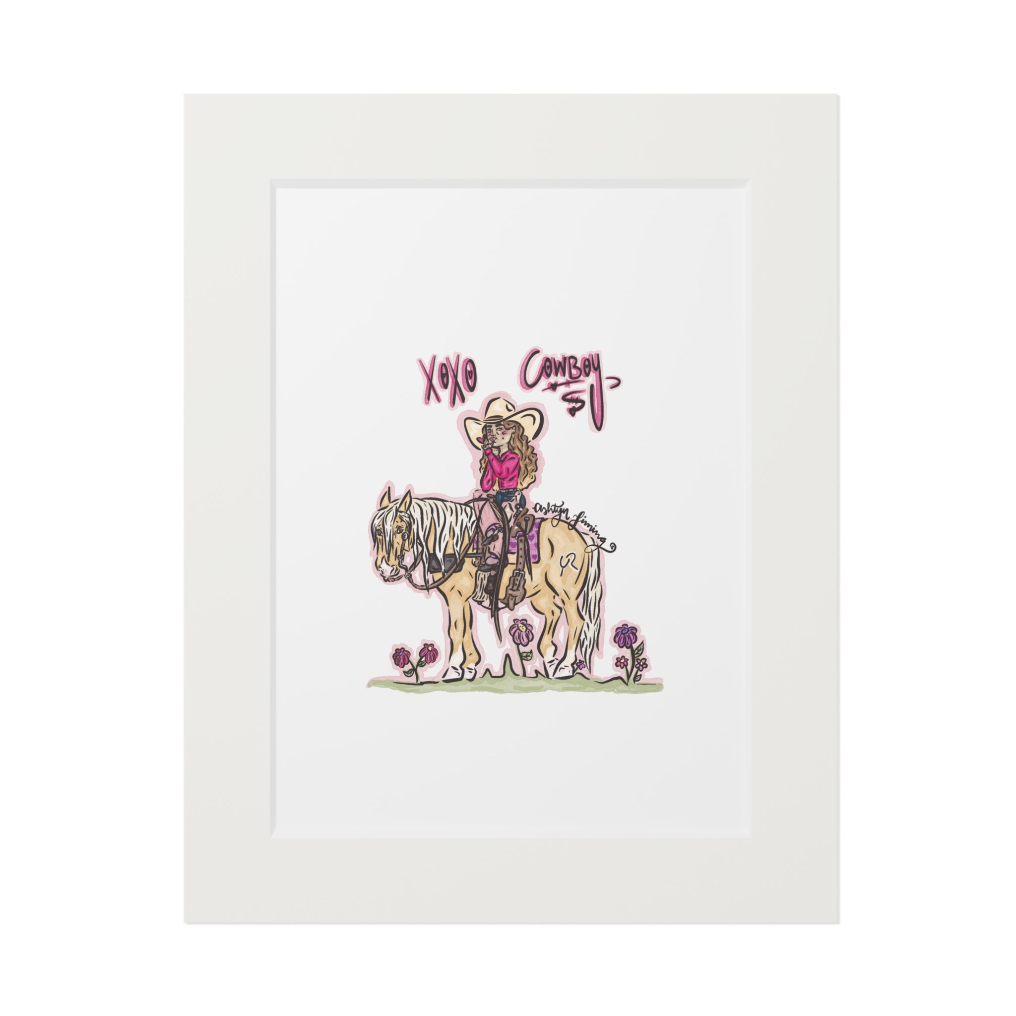 XOXO Cowboy Print