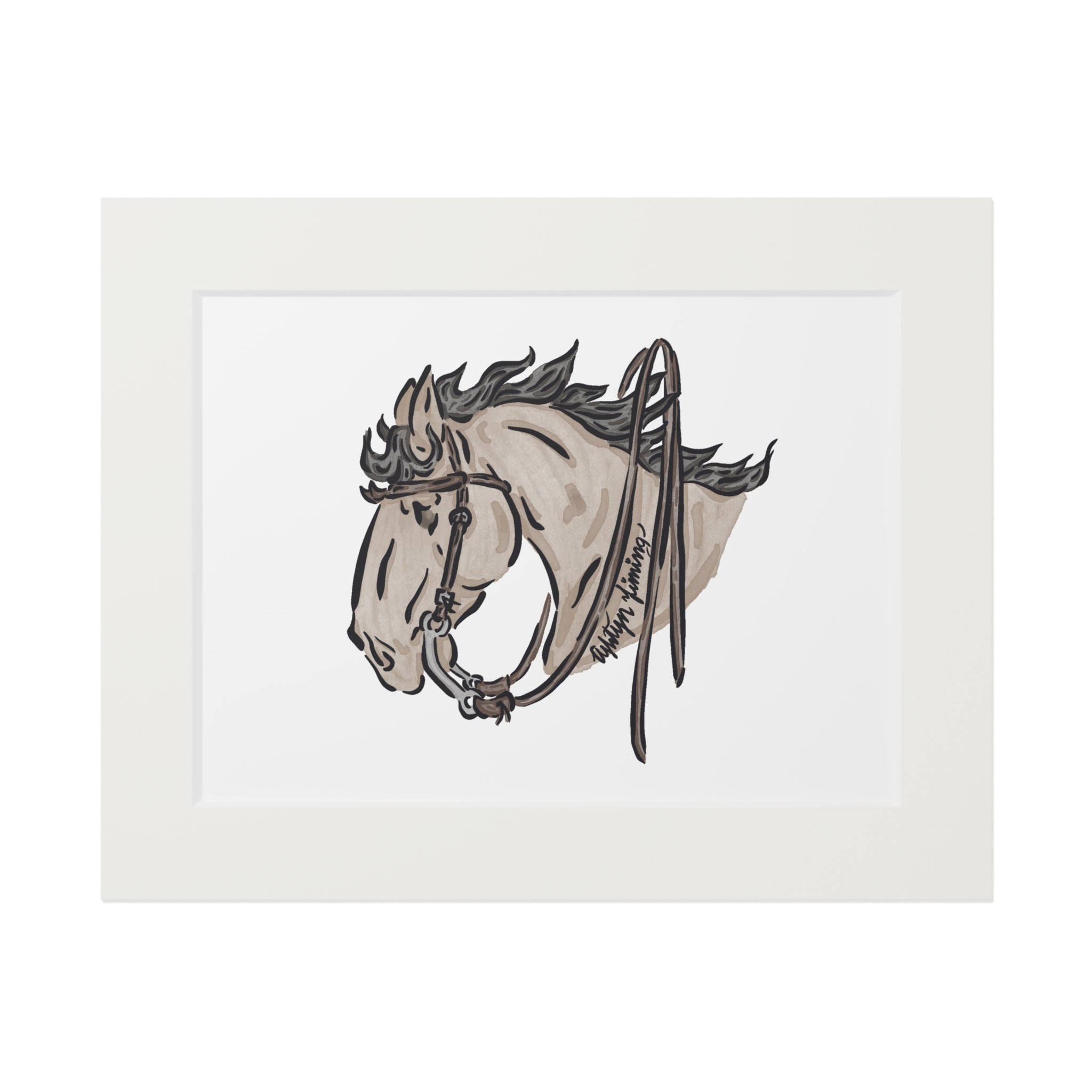 Bridled up Print