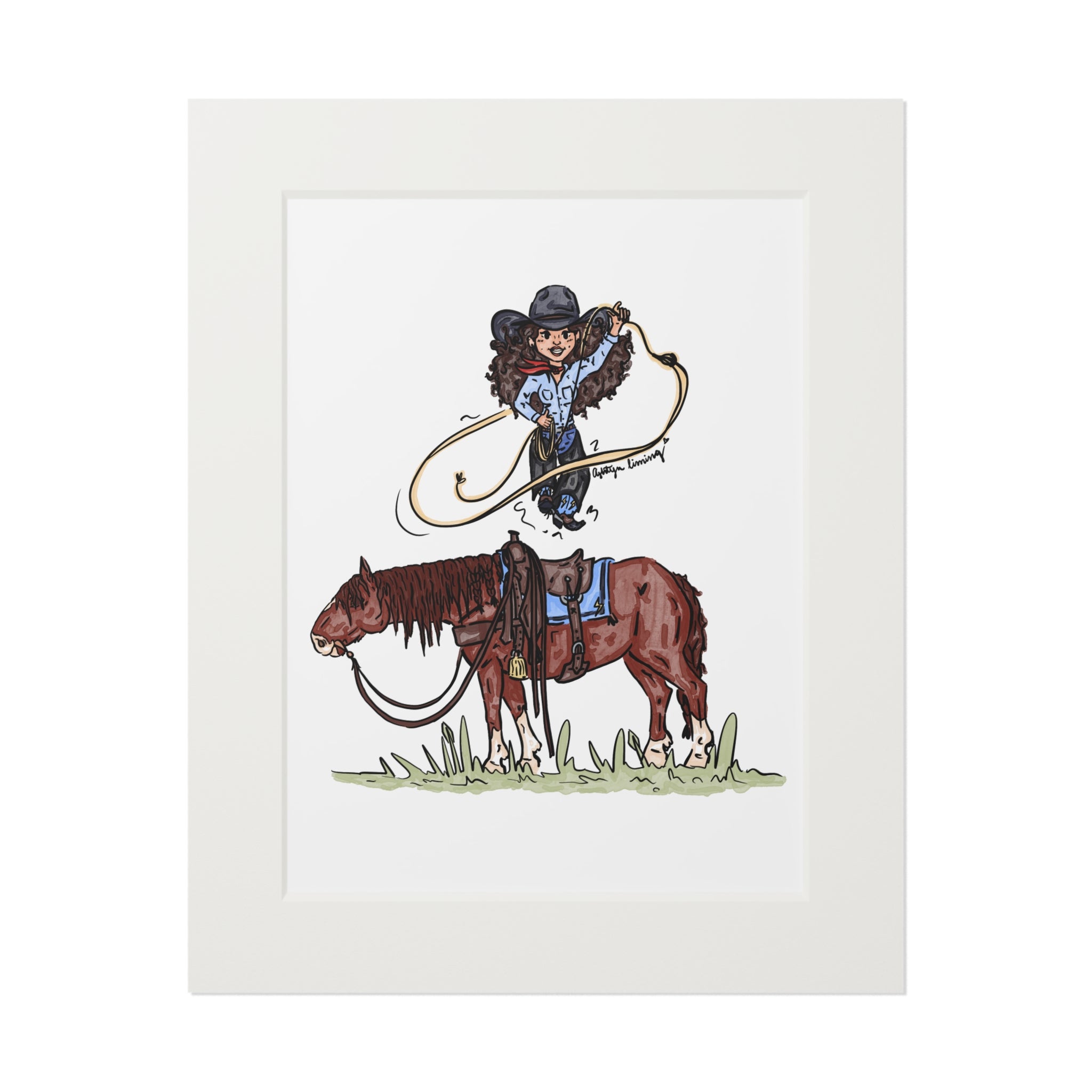 Trick Ropin Print