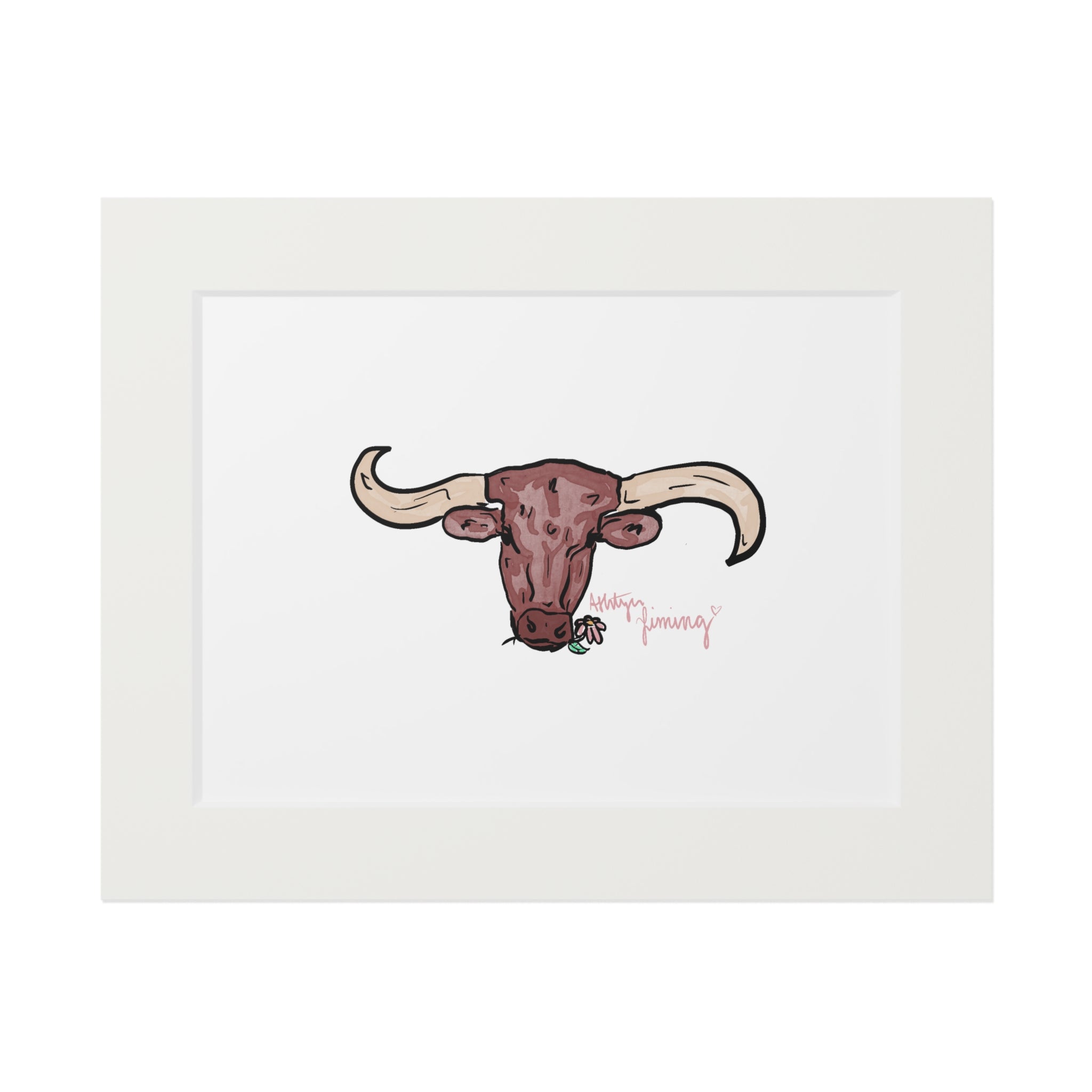 Brown Steerhead Print