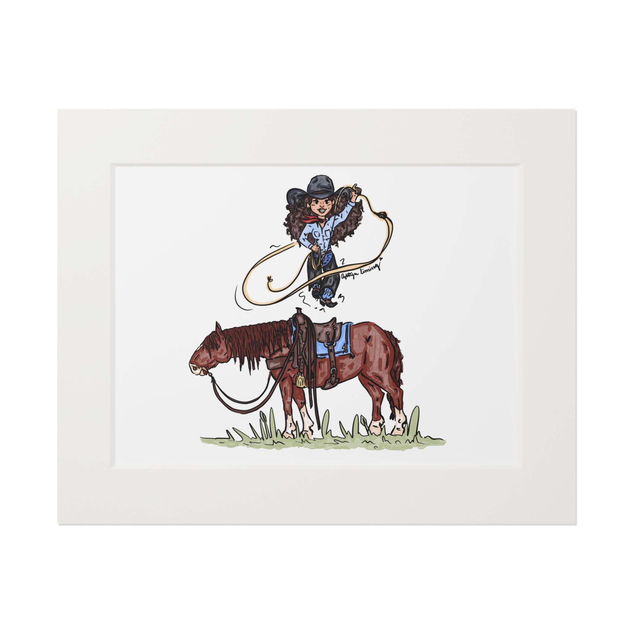 Trick Ropin Print