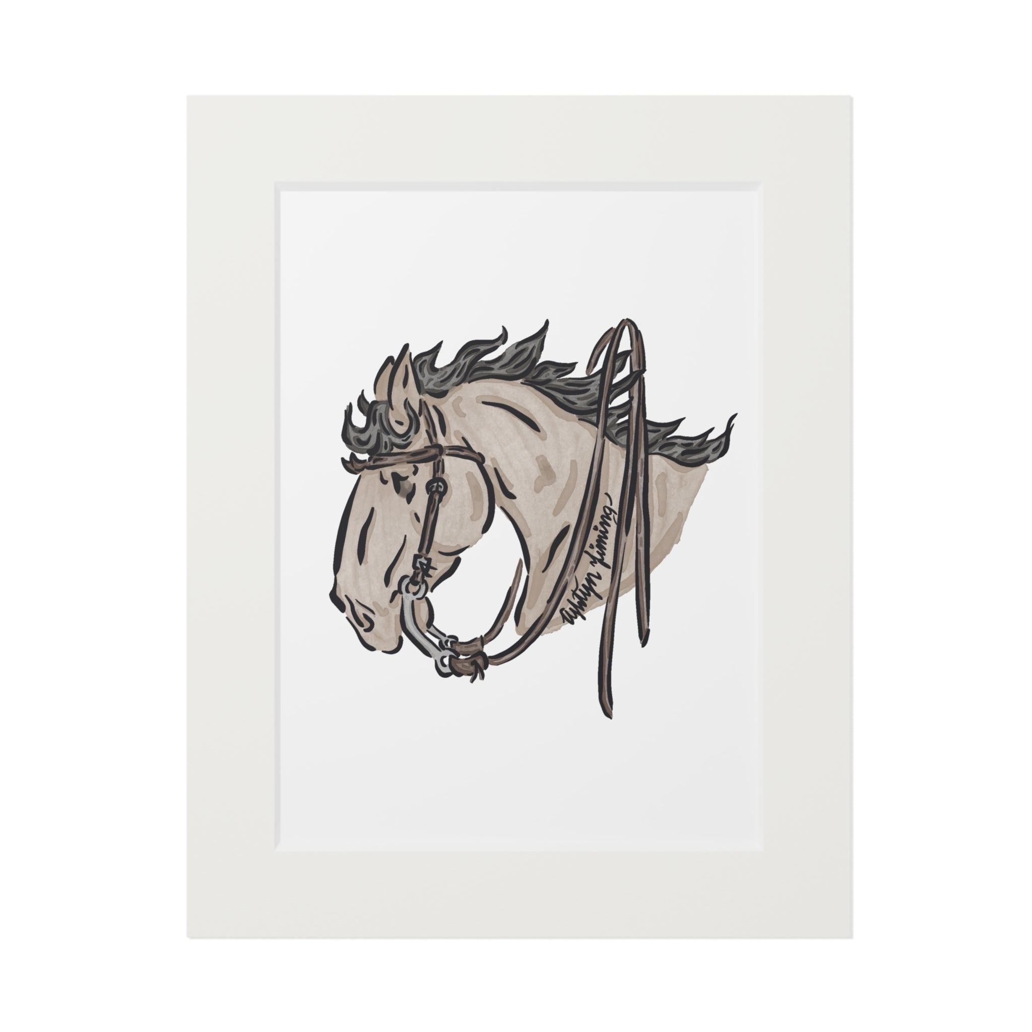 Bridled up Print