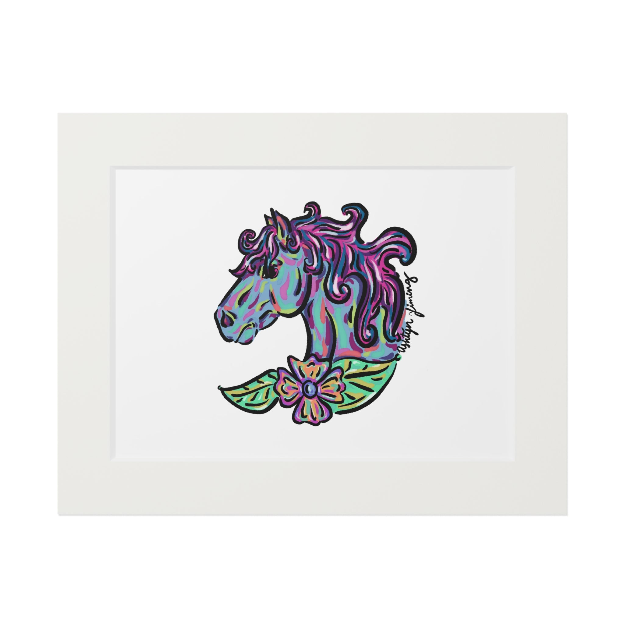Unruly Mane Print