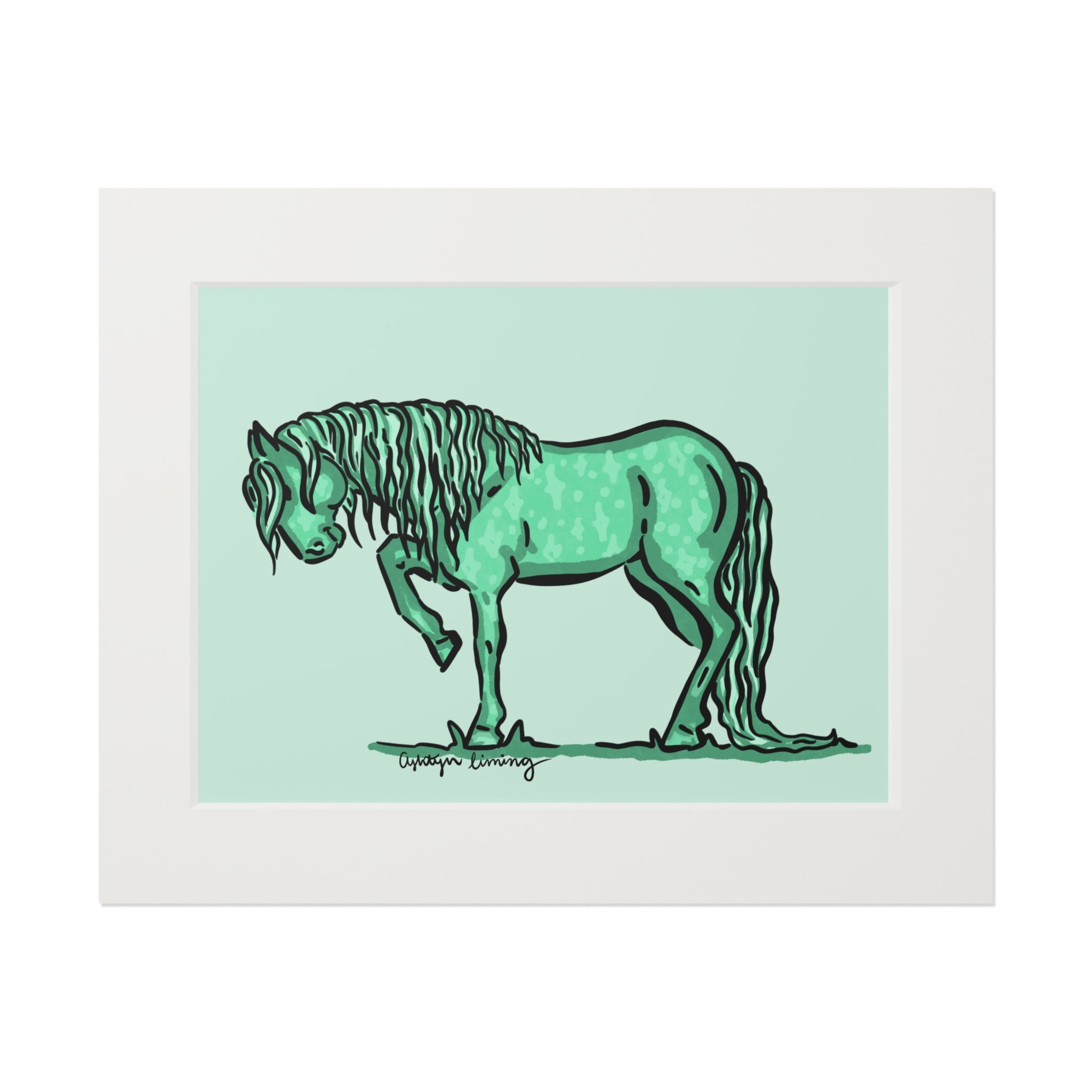 Patina Painted Pony Print