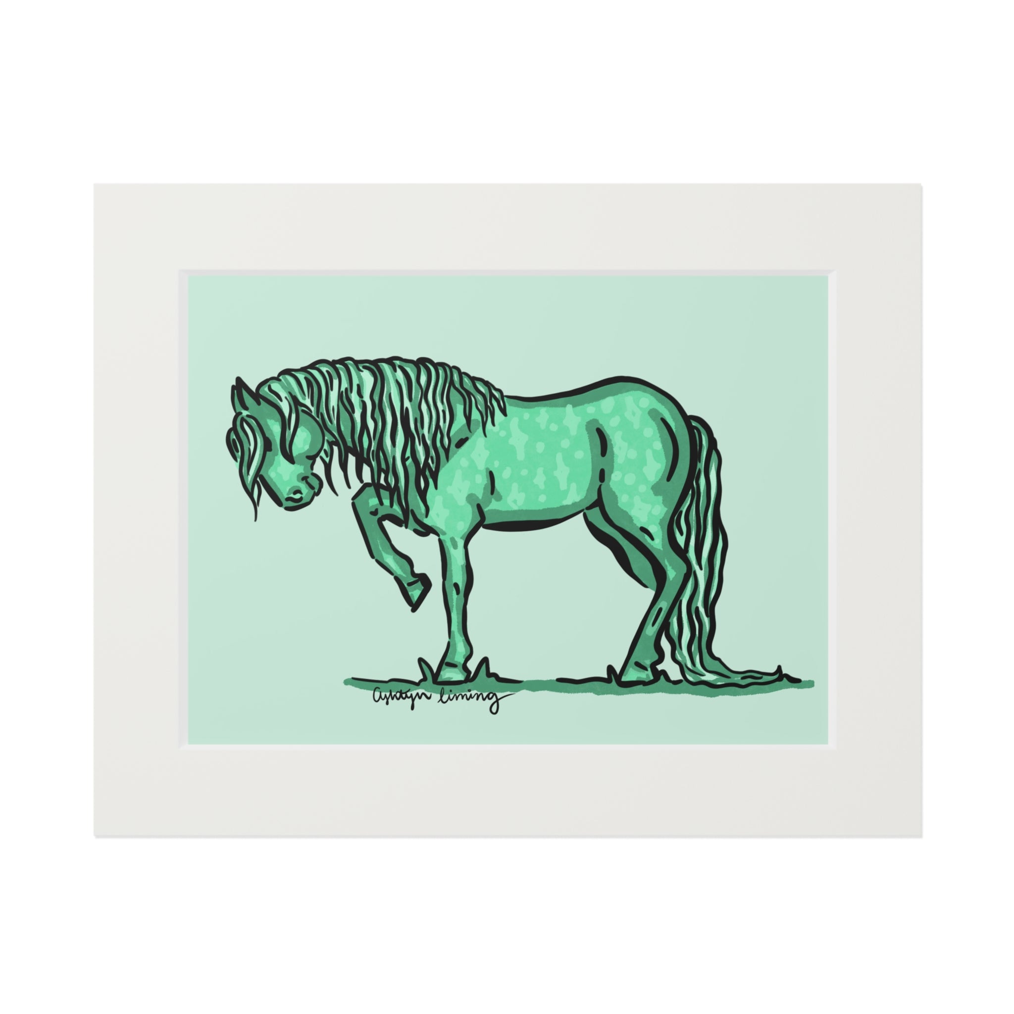 Patina Painted Pony Print