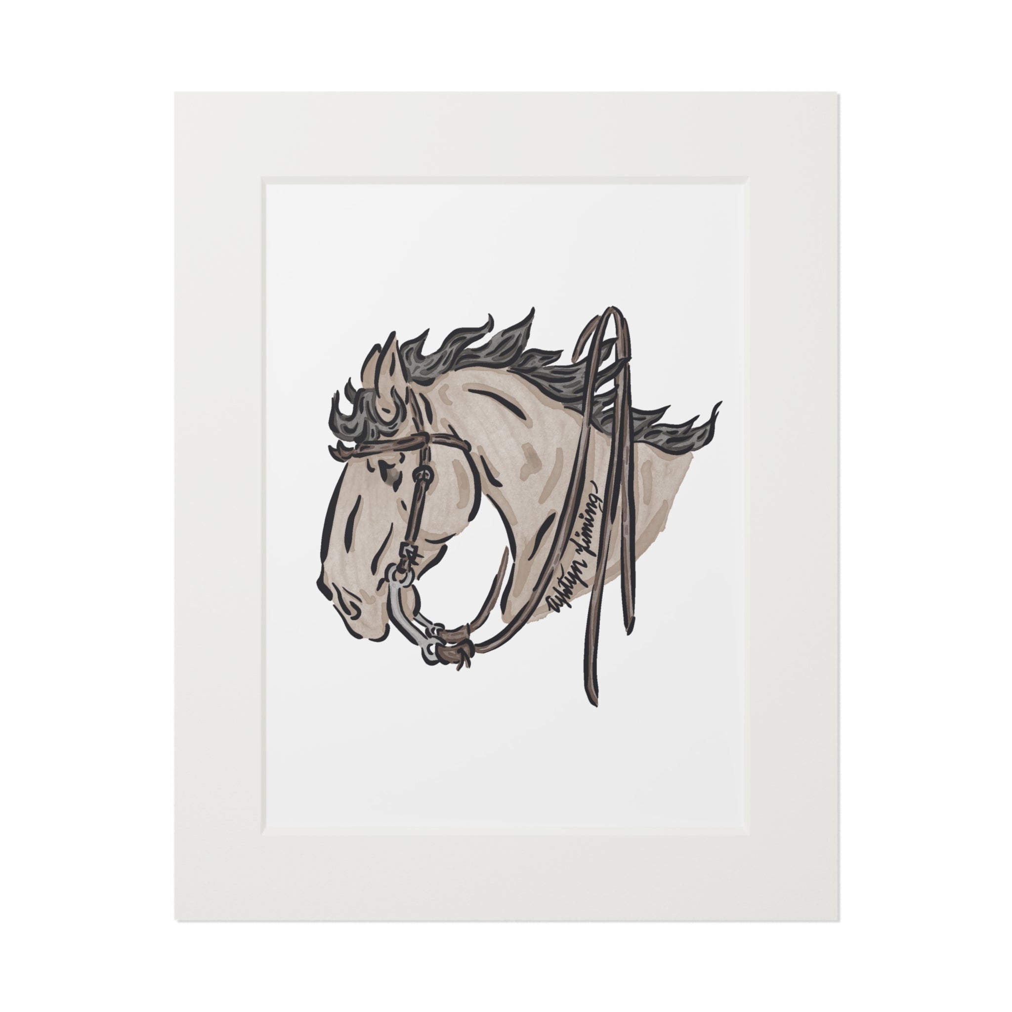 Bridled up Print
