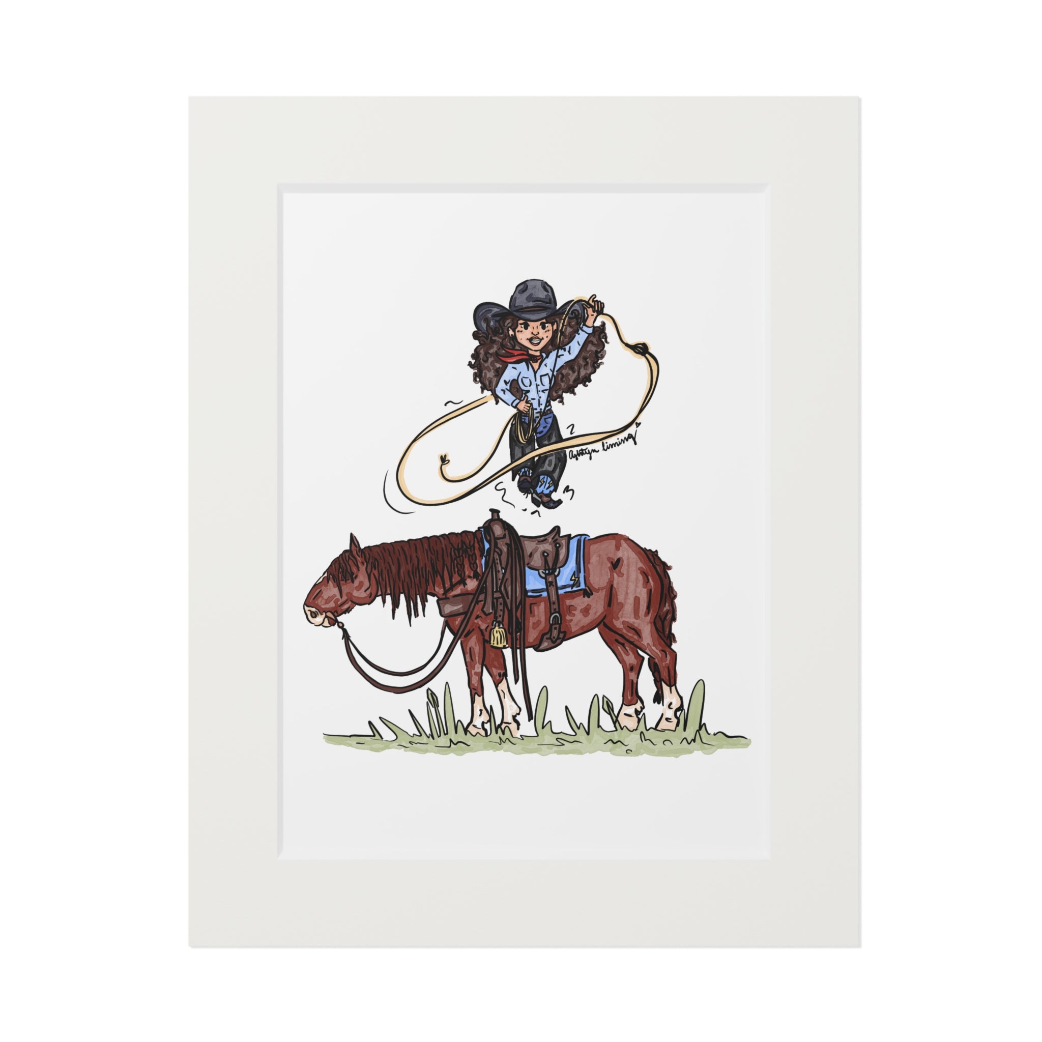 Trick Ropin Print