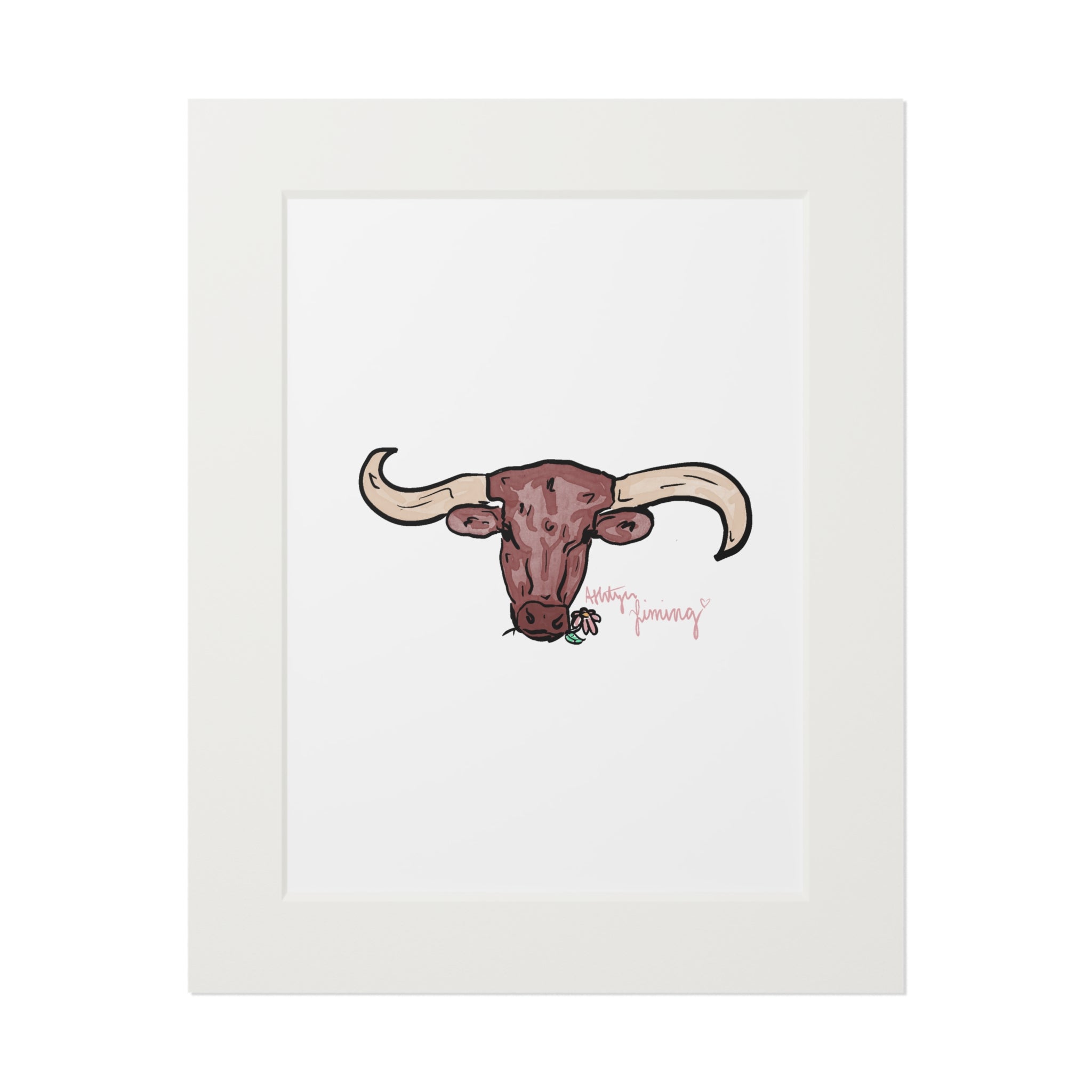 Brown Steerhead Print