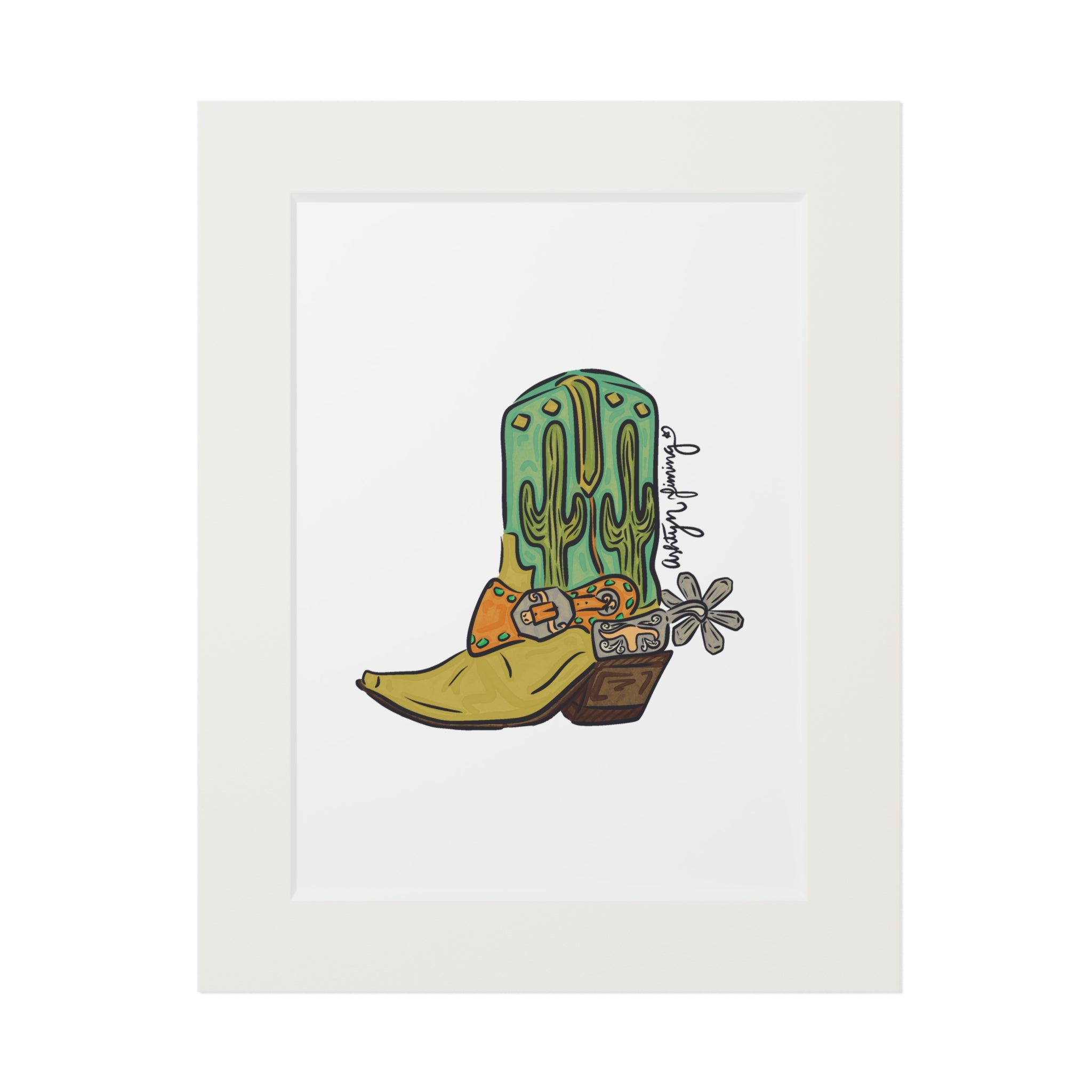 Saguaro Cactus Boot Print