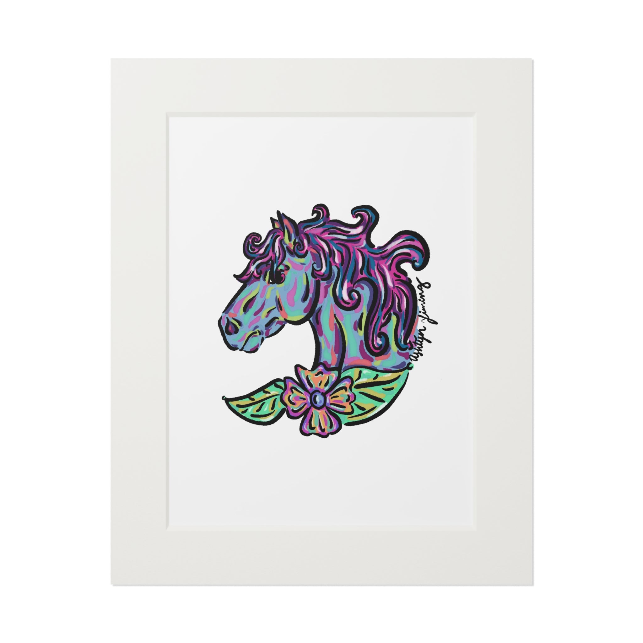 Unruly Mane Print