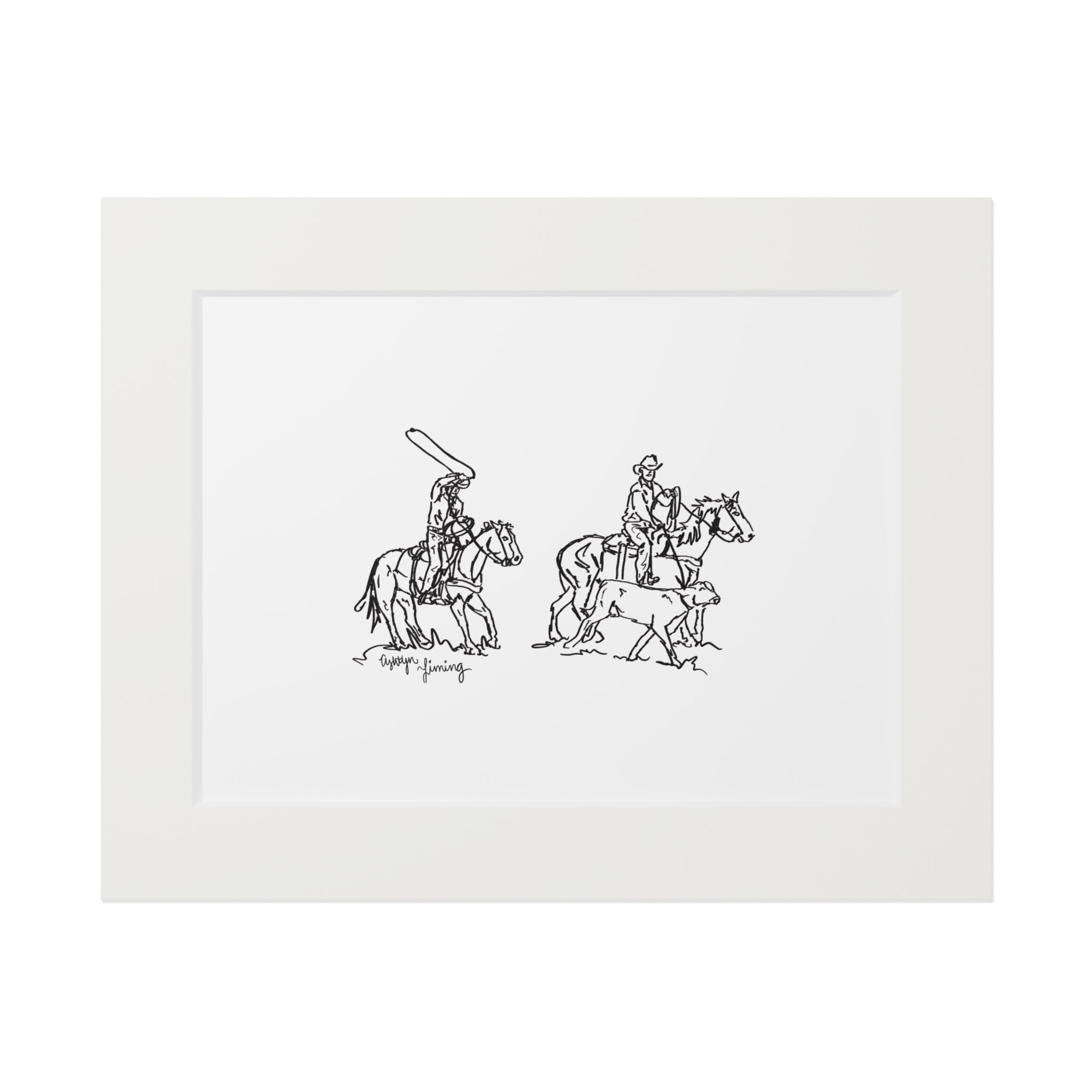 Team Roping Print