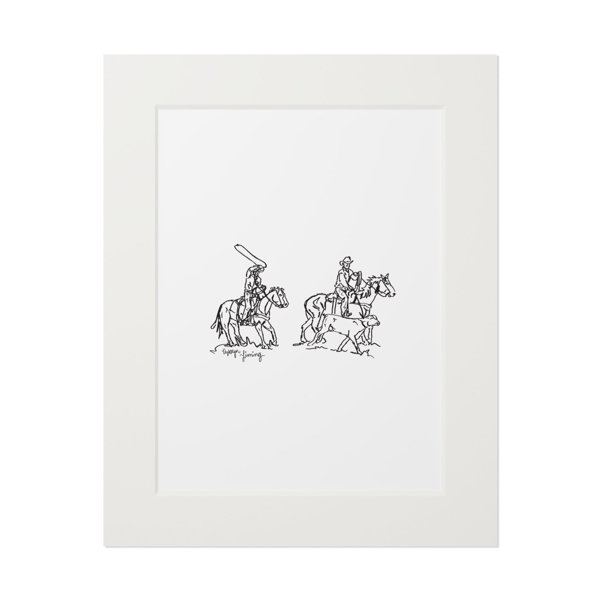 Team Roping Print