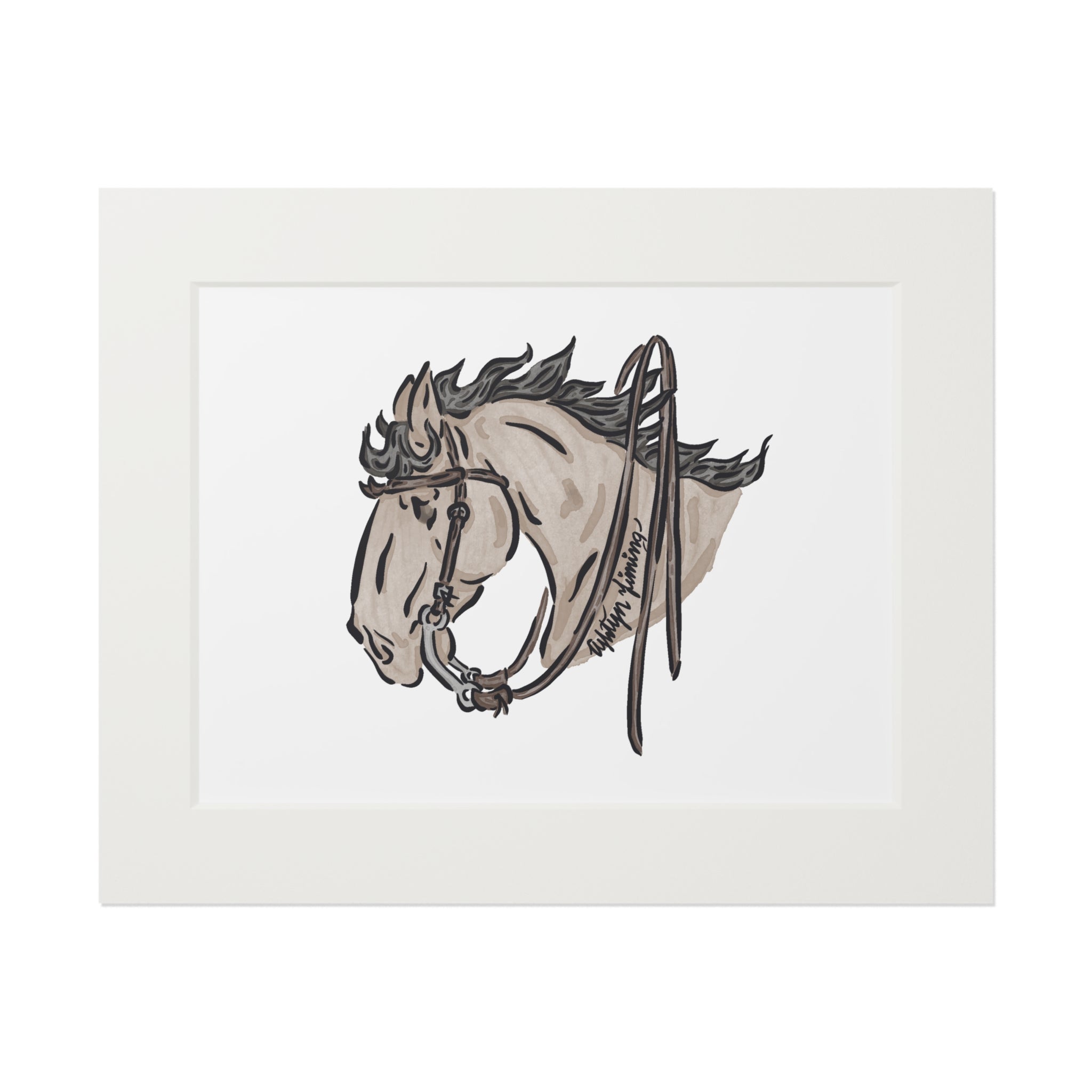 Bridled up Print