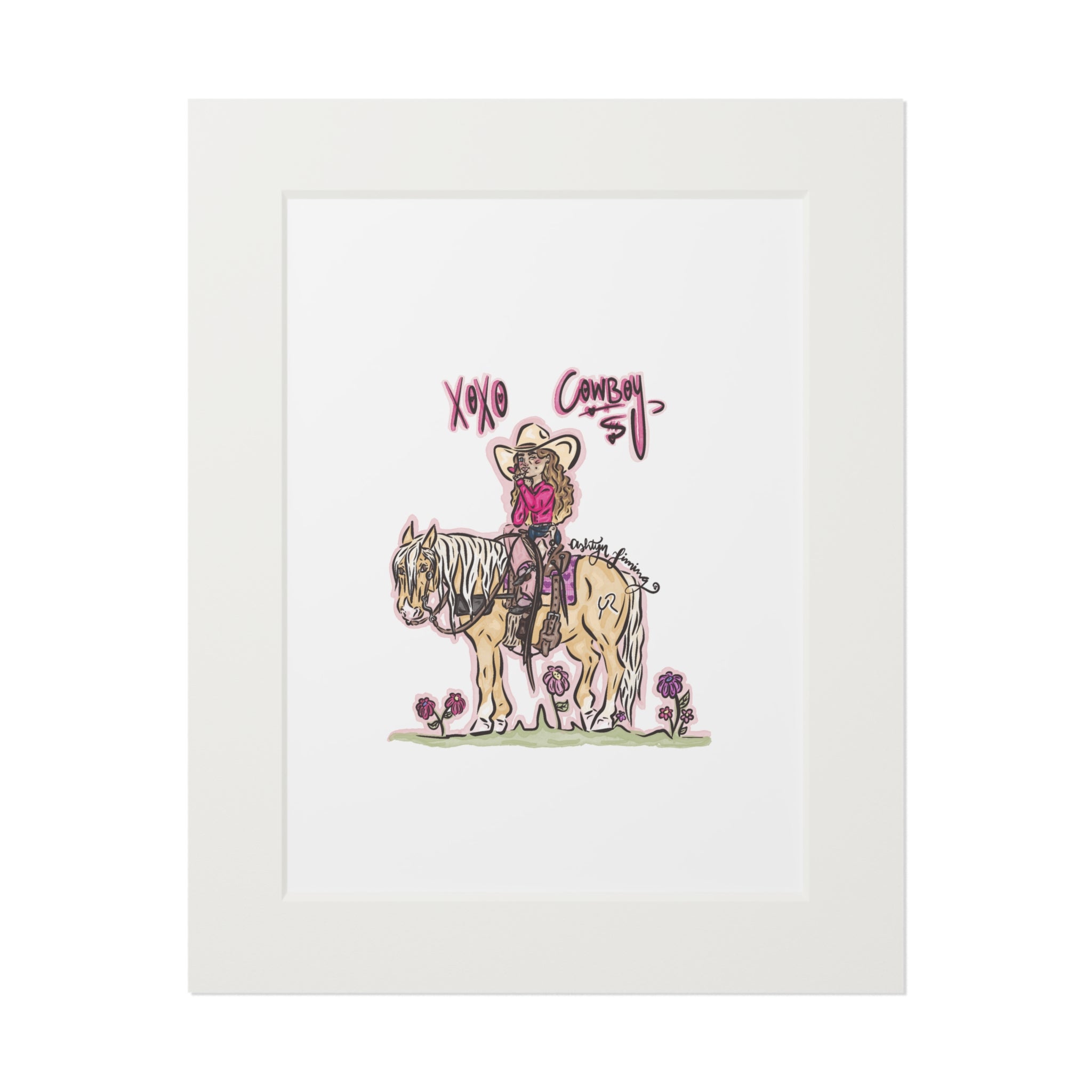XOXO Cowboy Print