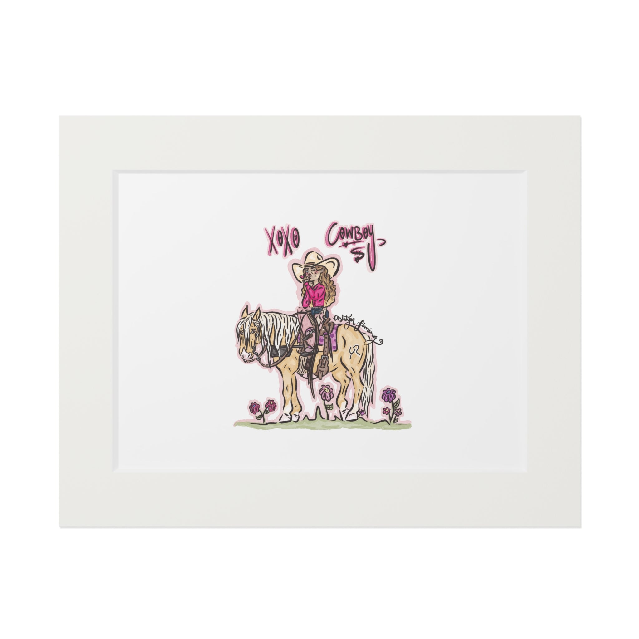 XOXO Cowboy Print