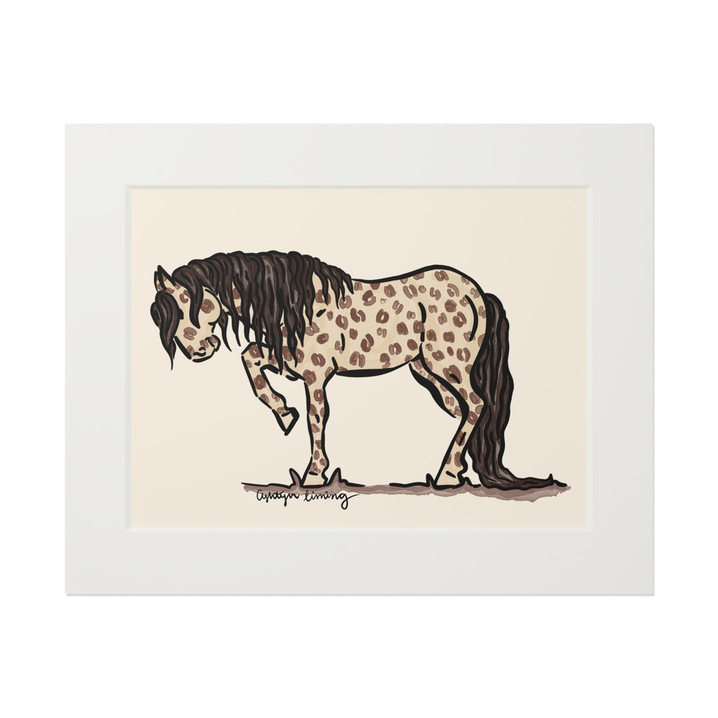 Cheetah Painted Pony Print