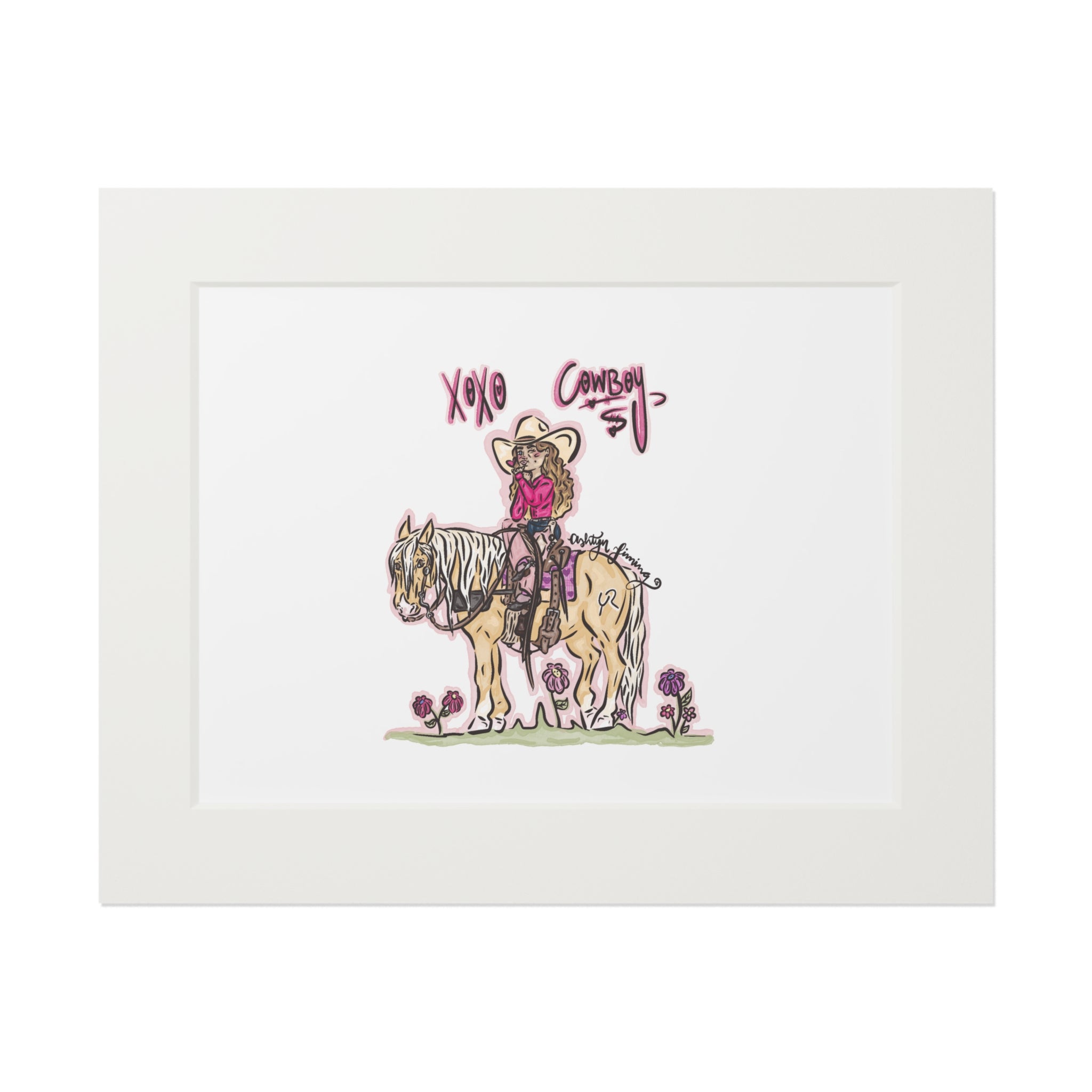XOXO Cowboy Print